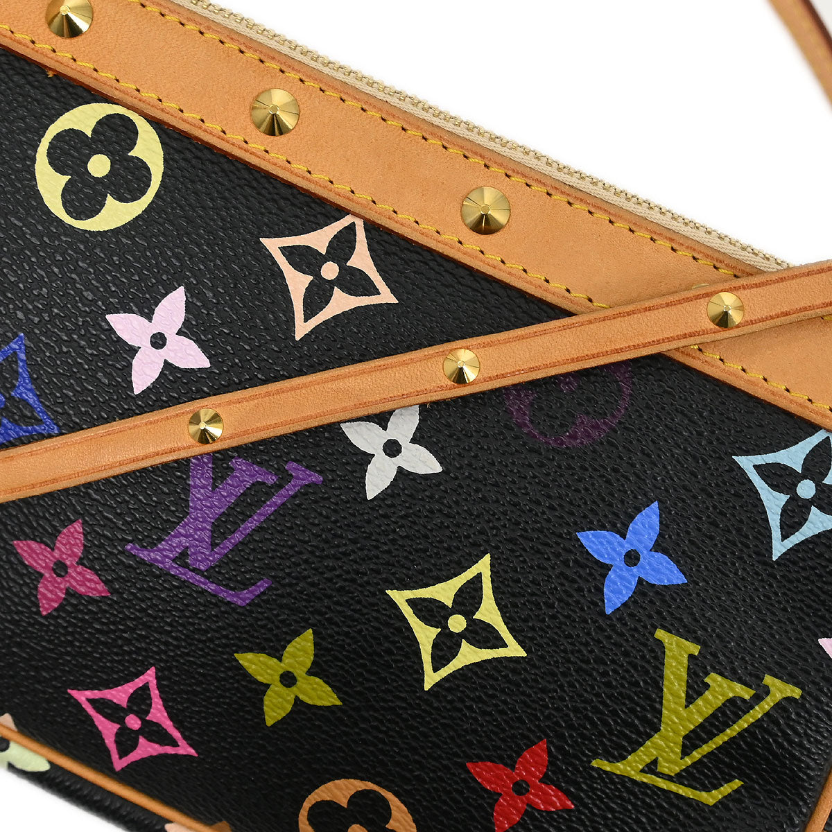 Louis Vuitton Black Multicolor Pochette Accessoires M92648