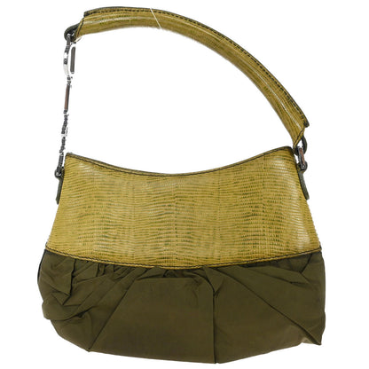 Christian Dior * Green Lizard Corset Ballet Bag Handbag