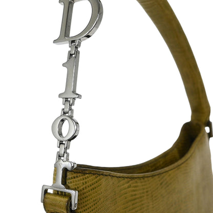 Christian Dior * Green Lizard Corset Ballet Bag Handbag