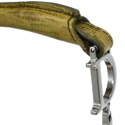 Christian Dior * Green Lizard Corset Ballet Bag Handbag