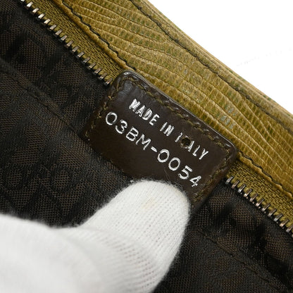 Christian Dior * Green Lizard Corset Ballet Bag Handbag