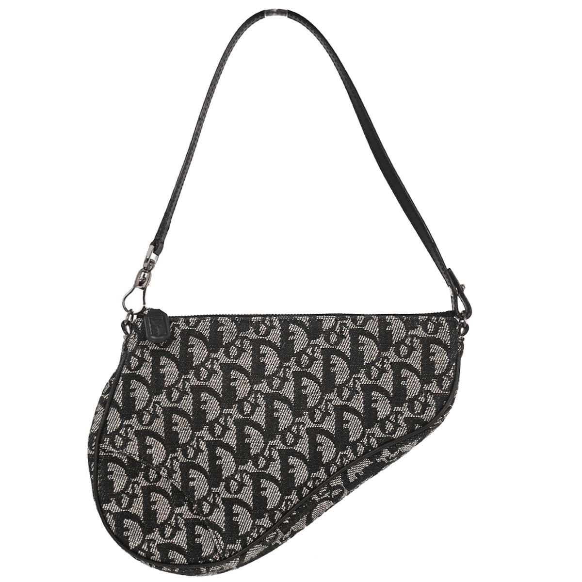 Christian Dior Black Trotter Saddle Handbag