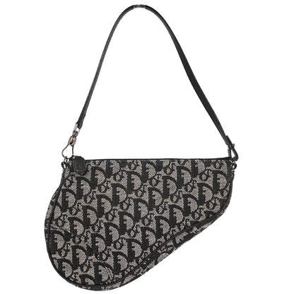 Christian Dior Black Trotter Saddle Handbag
