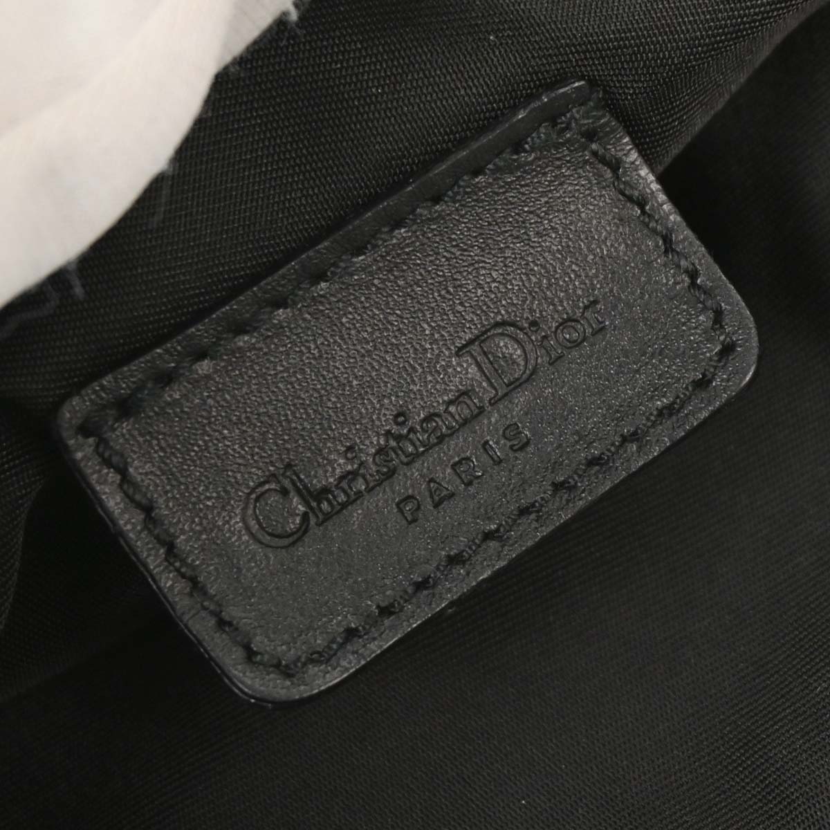 Christian Dior Black Trotter Saddle Handbag