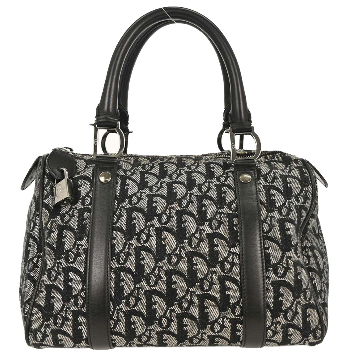 Christian Dior Black Trotter Duffle Handbag