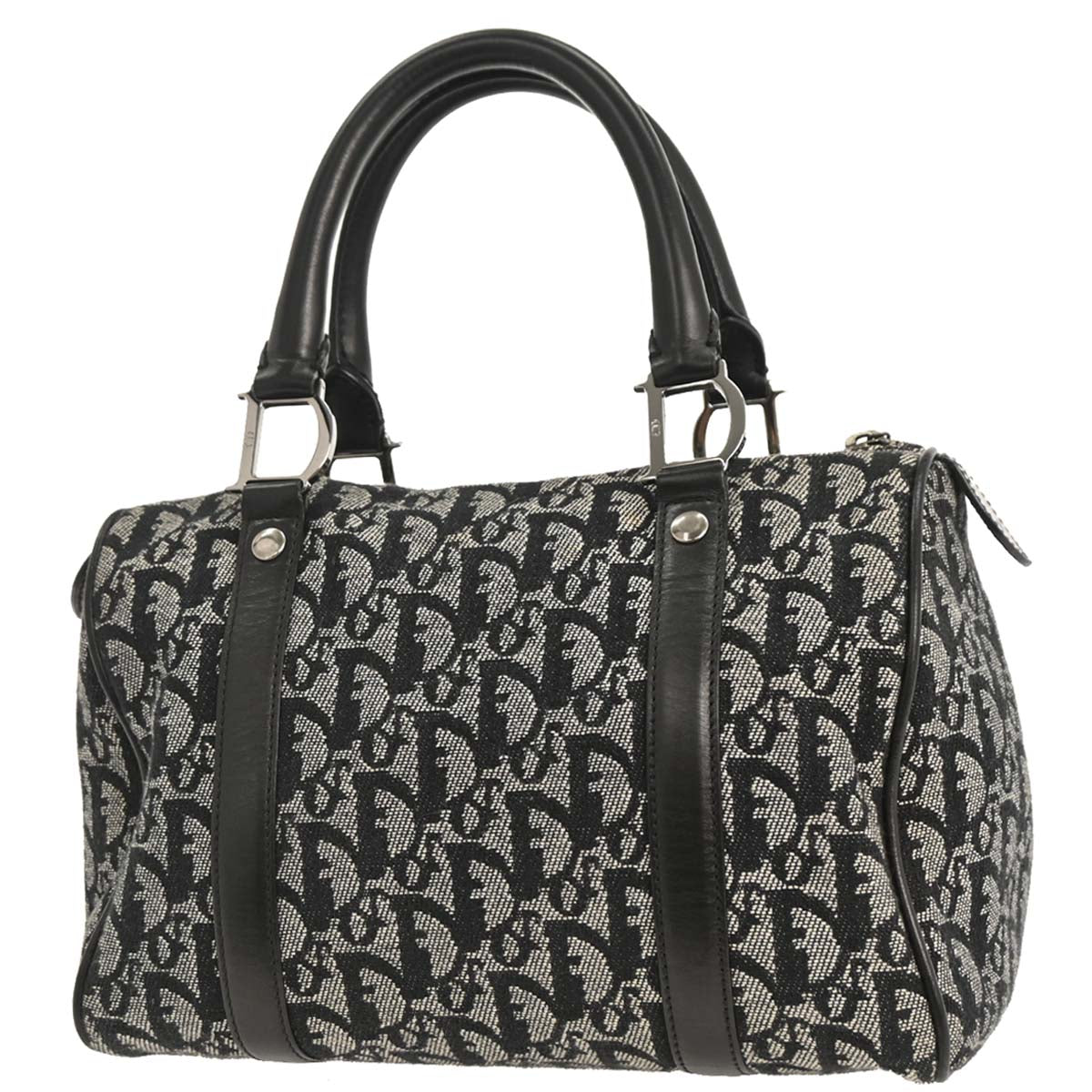 Christian Dior Black Trotter Duffle Handbag