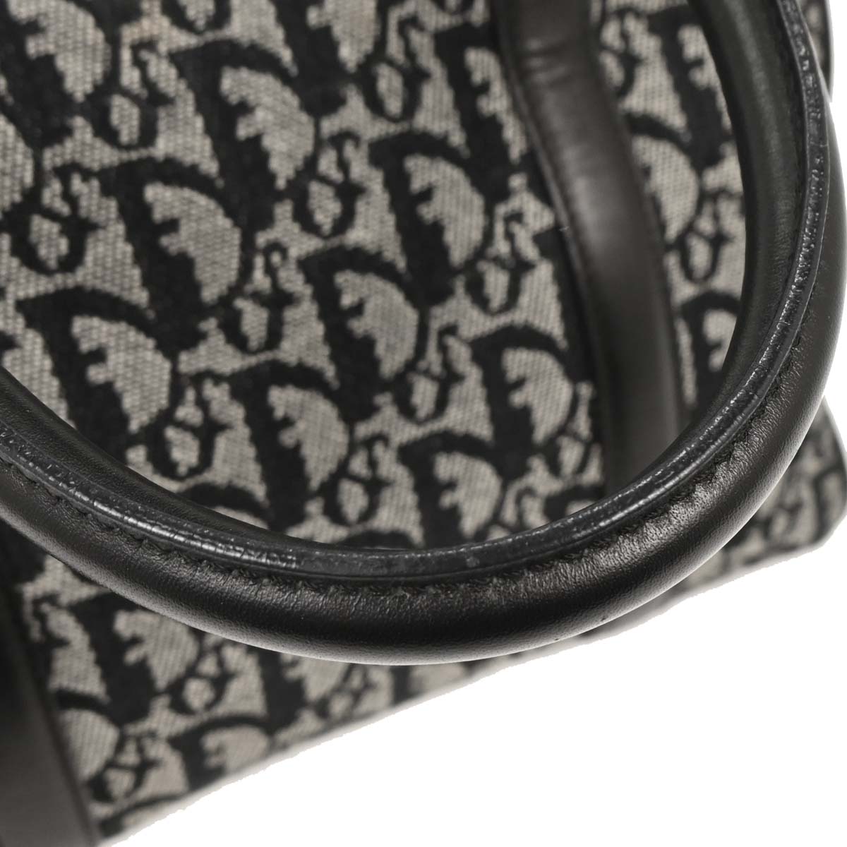 Christian Dior Black Trotter Duffle Handbag