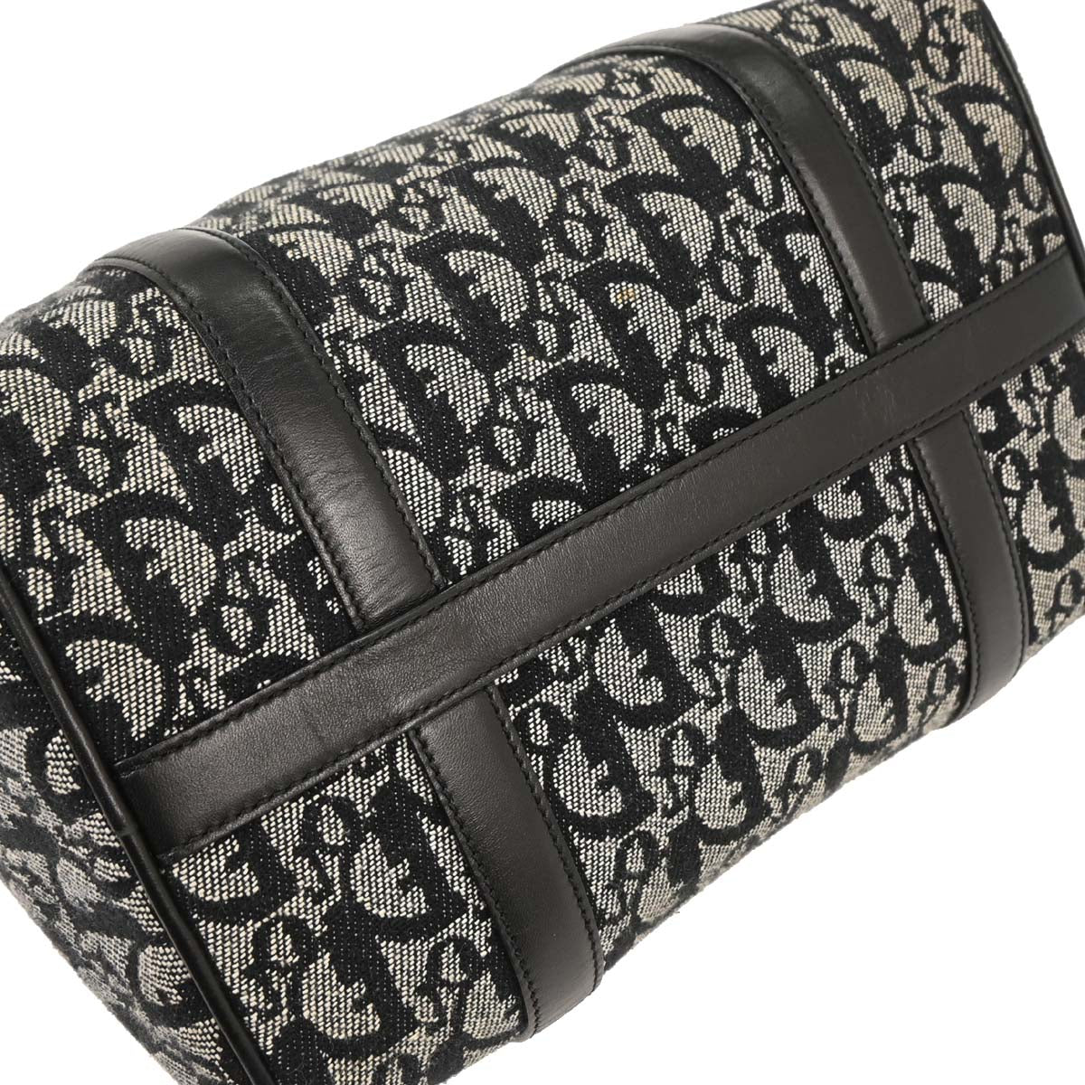 Christian Dior Black Trotter Duffle Handbag