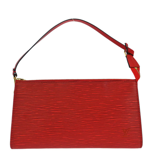 Louis Vuitton Red Epi Pochette Accessoires 24 Handbag M52957