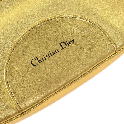 Christian Dior * Gold Ostrich Malice Handbag