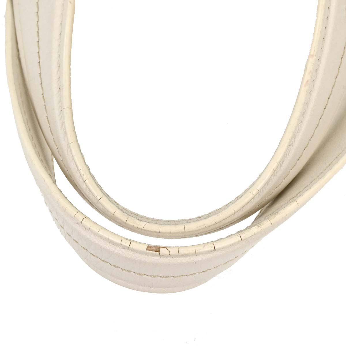 Christian Dior White Floral Embroidered Tote Bag