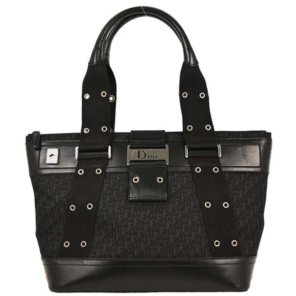 Christian Dior Black Trotter Street Chic Tote Bag