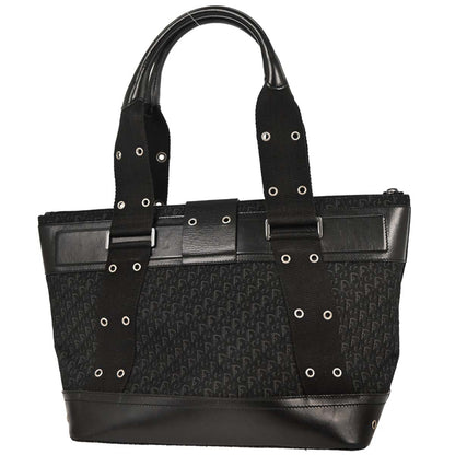 Christian Dior Black Trotter Street Chic Tote Bag