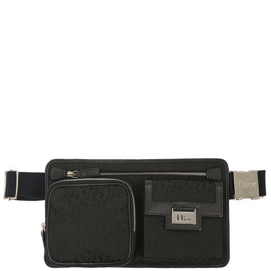 Christian Dior Black Trotter Street Chic Bum Bag