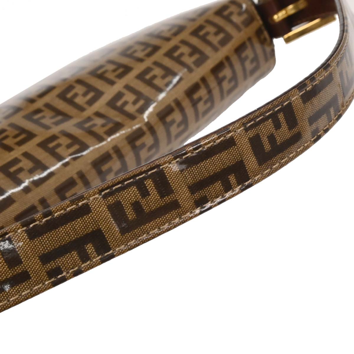 Fendi Brown Zucchino Baguette Handbag
