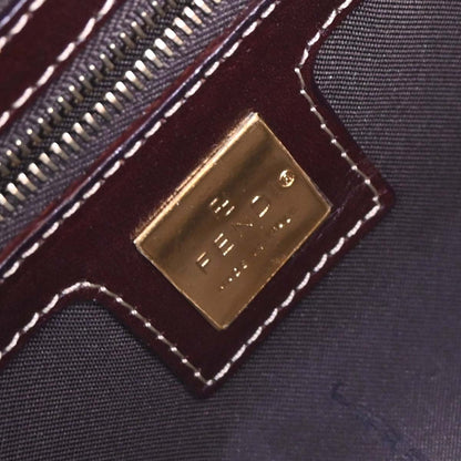 Fendi Brown Zucchino Baguette Handbag