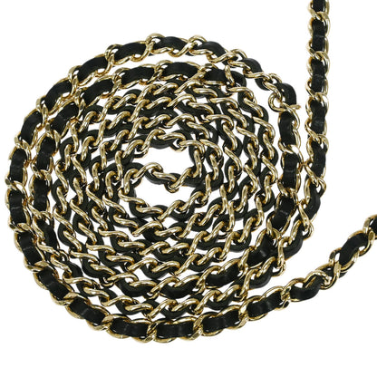 Chanel 2006-2008 Black Lambskin Choco Bar Shoulder Bag