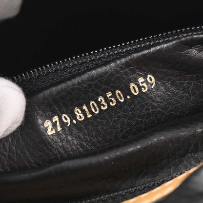 Fendi Brown Black Pequin Check Shoulder Bag