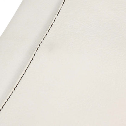 Christian Dior White Leather Saddle Handbag