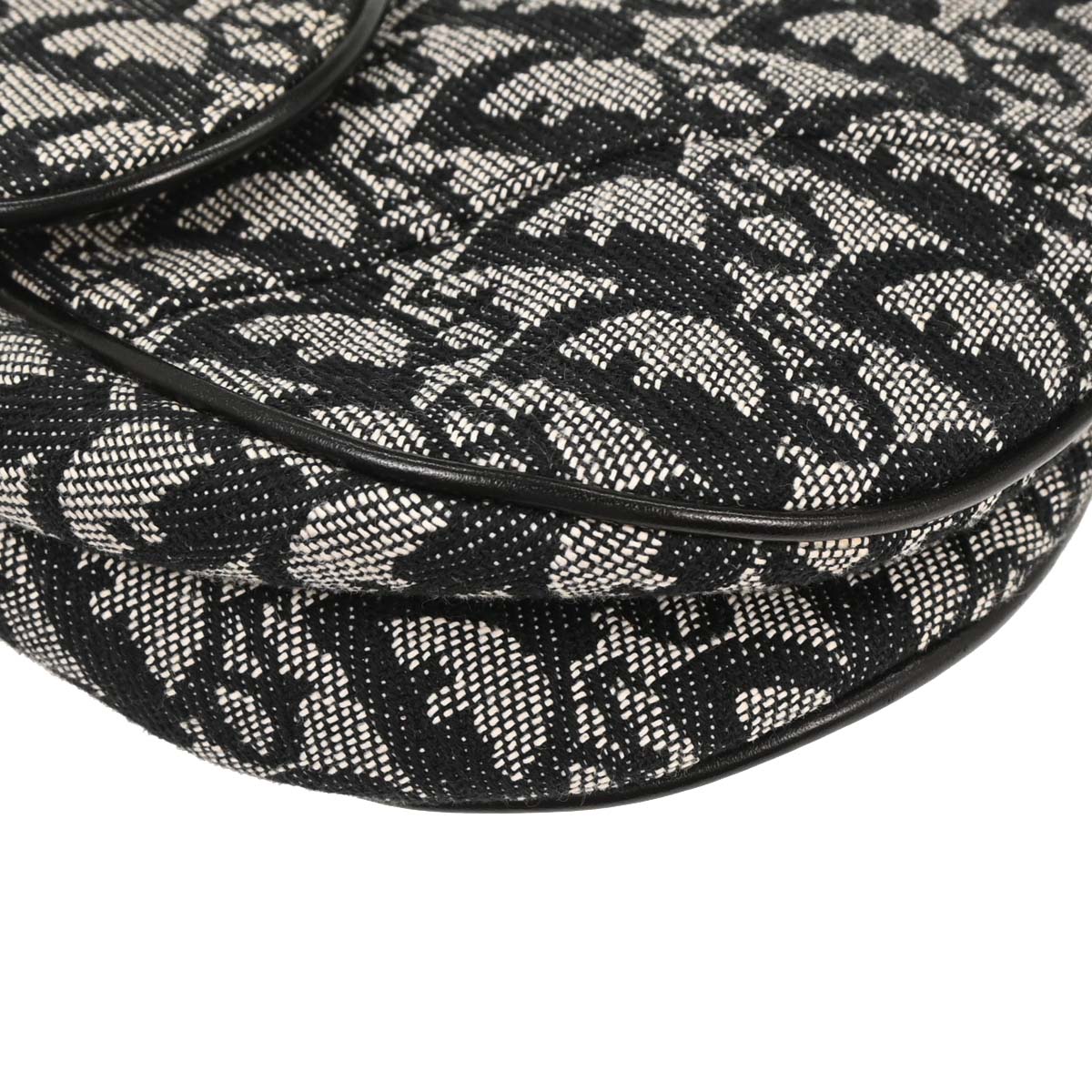 Christian Dior Black Trotter Saddle Handbag