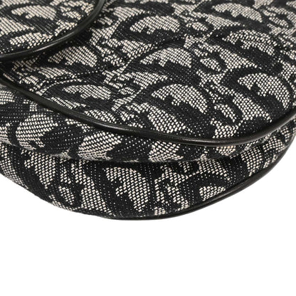 Christian Dior Black Trotter Saddle Handbag