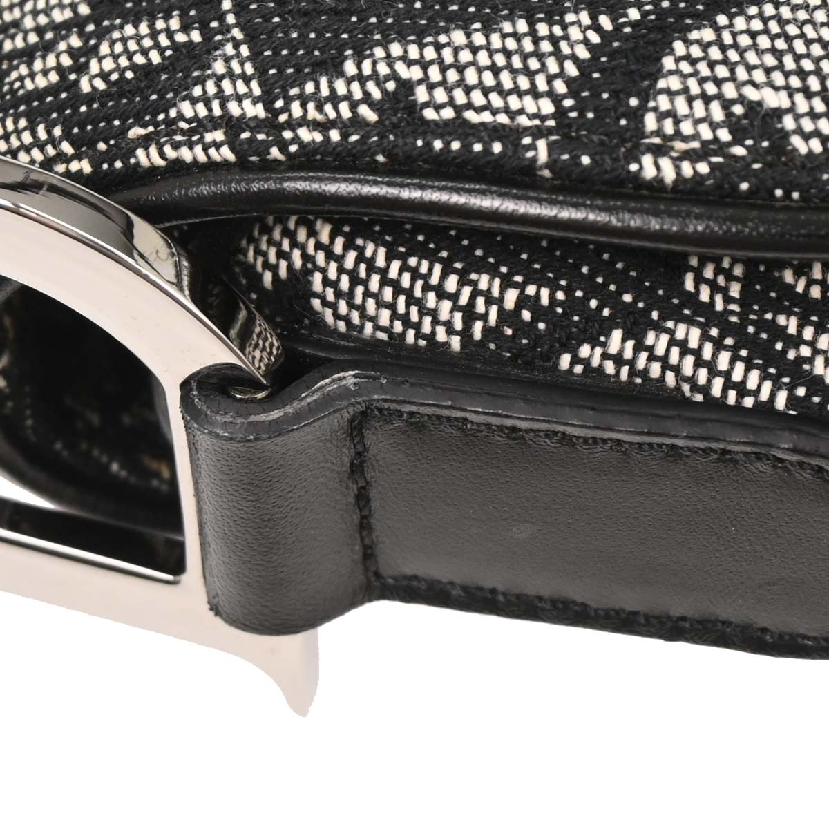 Christian Dior Black Trotter Saddle Handbag