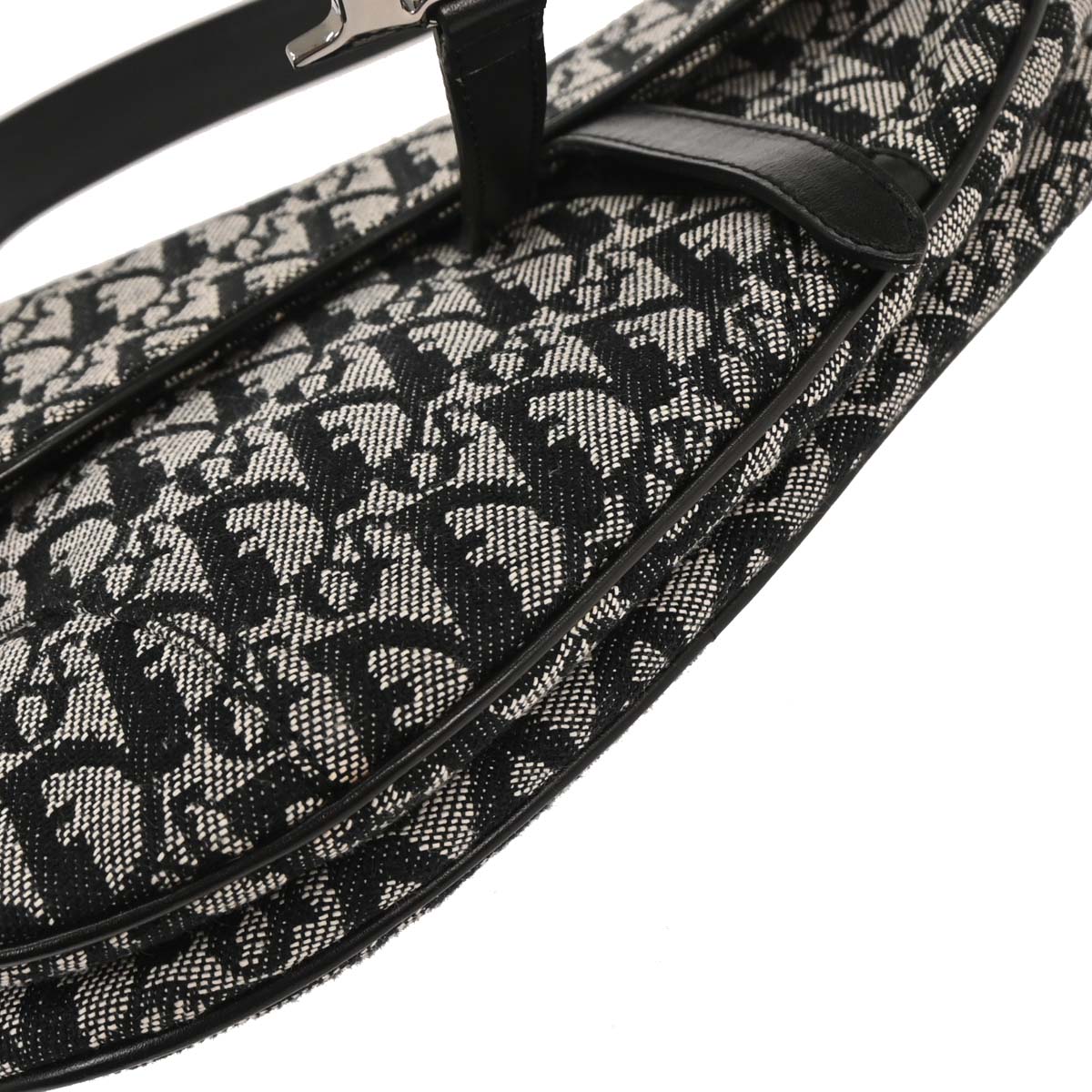 Christian Dior Black Trotter Saddle Handbag