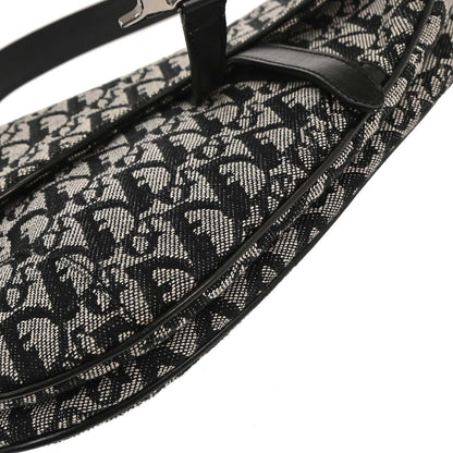 Christian Dior Black Trotter Saddle Handbag