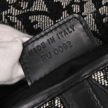 Christian Dior Black Trotter Saddle Handbag