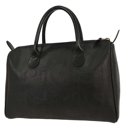 Christian Dior Black PVC Trotter Duffle Handbag