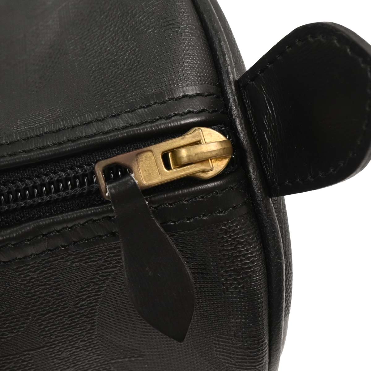 Christian Dior Black PVC Trotter Duffle Handbag