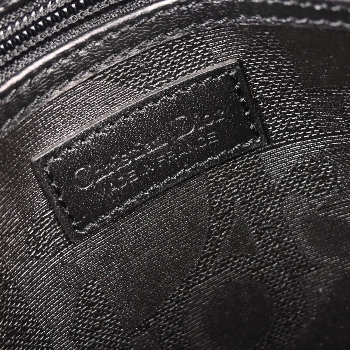 Christian Dior Black PVC Trotter Duffle Handbag