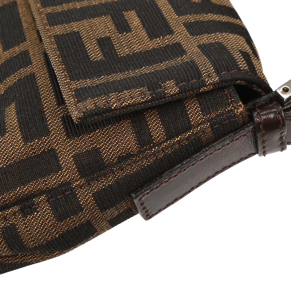 Fendi Brown Zucca Baguette Handbag