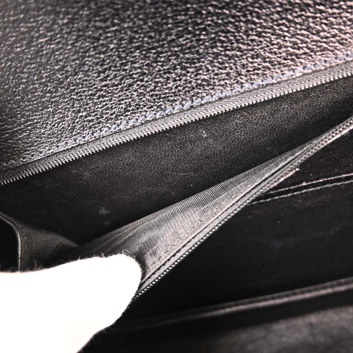 Gucci Black Pigskin Bamboo 2way Shoulder Handbag