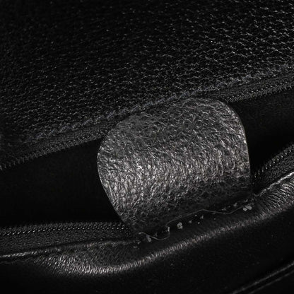 Gucci Black Pigskin Bamboo 2way Shoulder Handbag