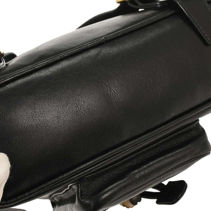 Gucci Black Bamboo Backpack