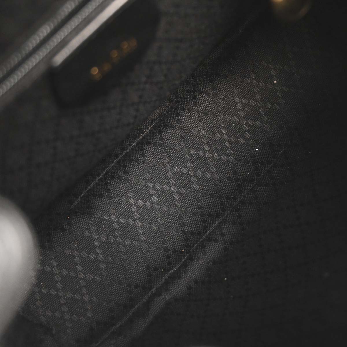 Gucci Black Bamboo Backpack