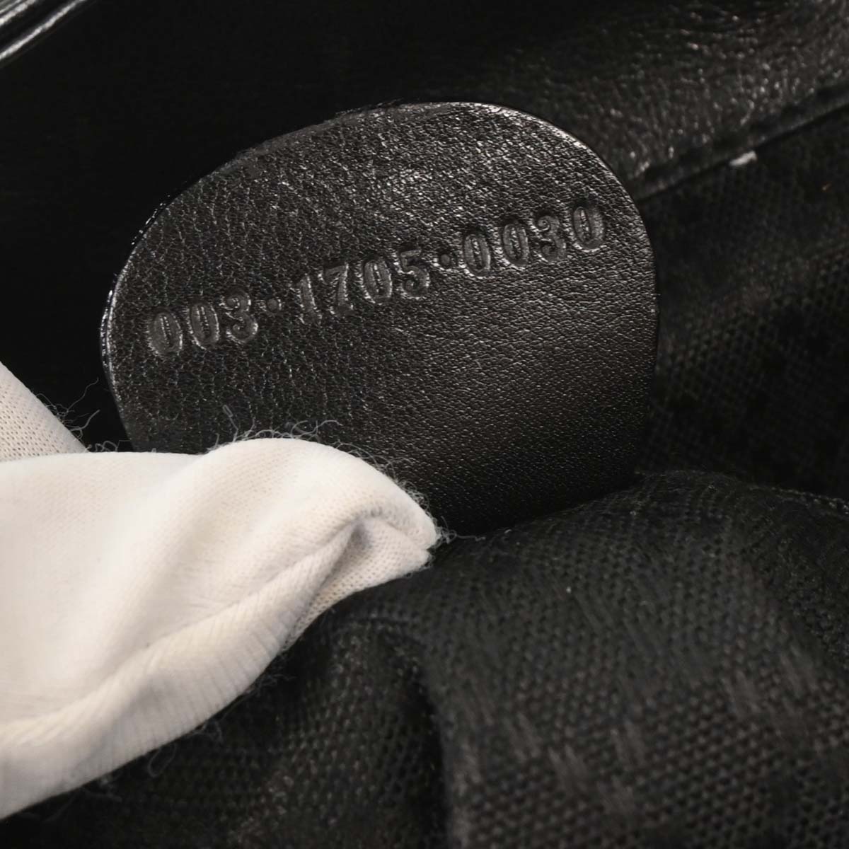 Gucci Black Bamboo Backpack