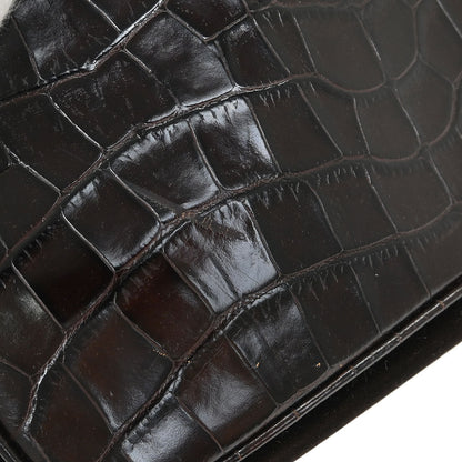 Gucci * Black Crocodile Handbag