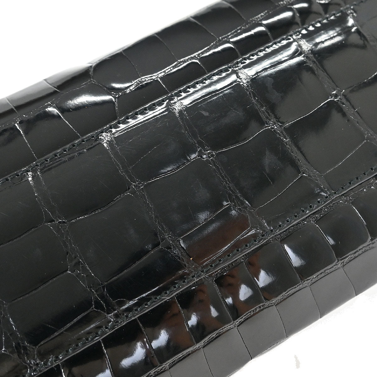 Gucci * Black Crocodile Handbag