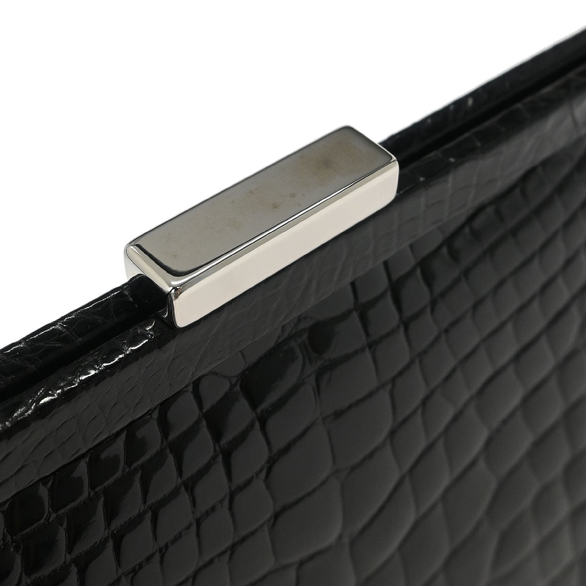 Gucci * Black Crocodile Handbag