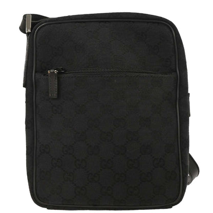Gucci Black GG Shoulder Bag