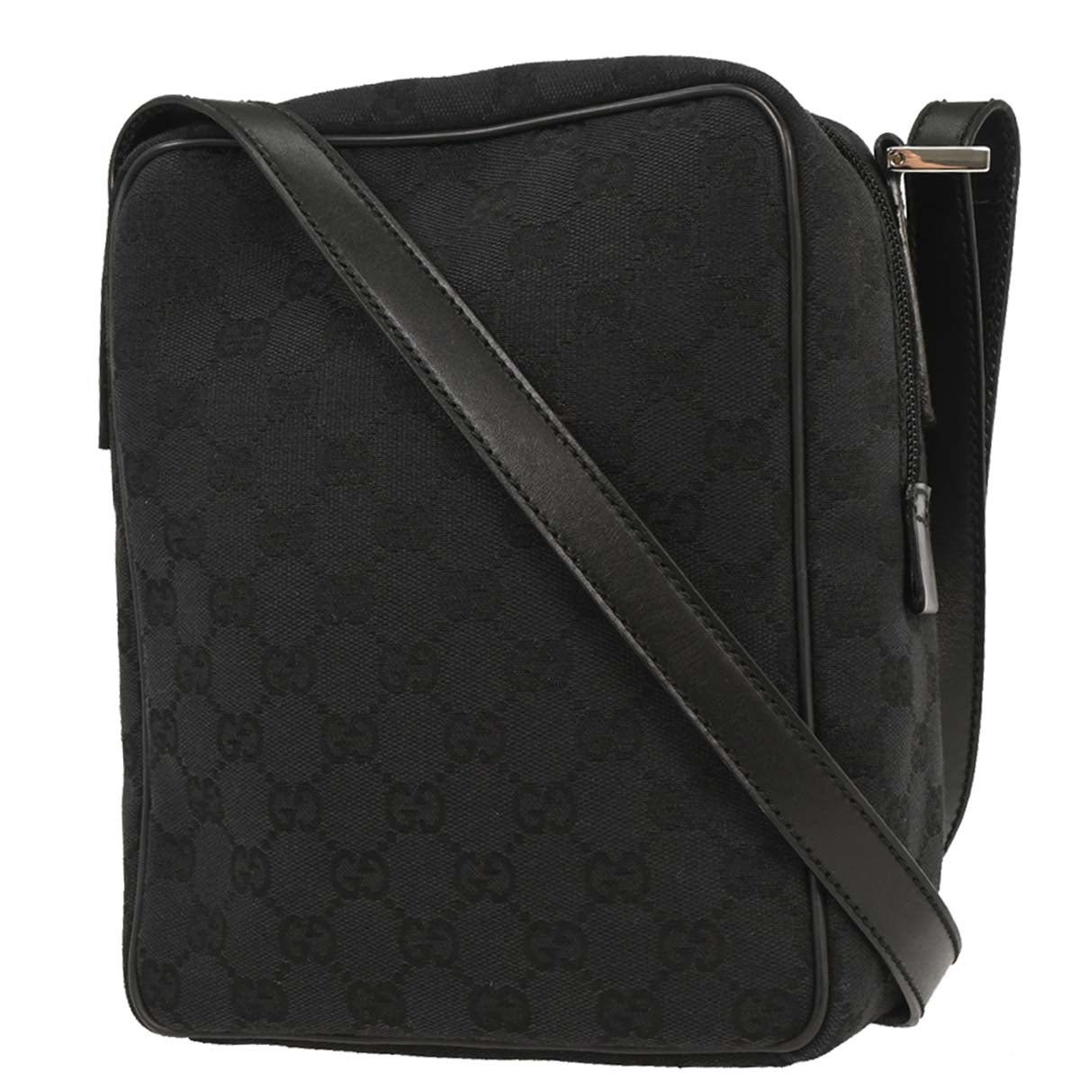 Gucci Black GG Shoulder Bag