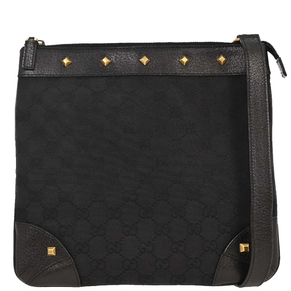 Gucci Black GG Shoulder Bag