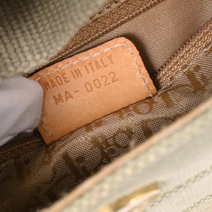 Christian Dior Green Beige Street Chic Columbus Shoulder Bag