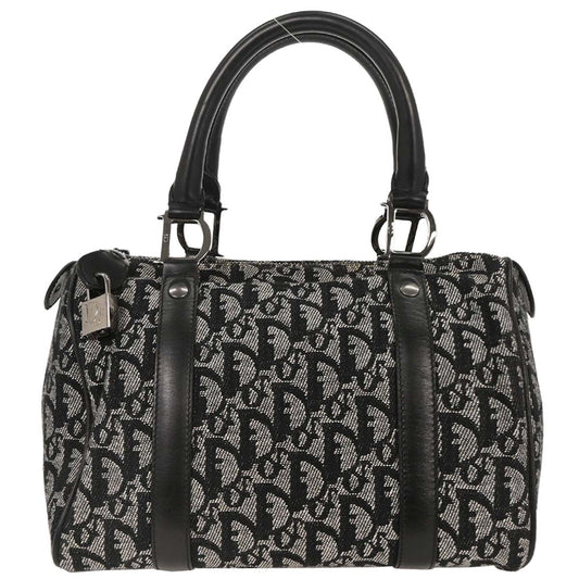 Christian Dior Black Trotter Duffle Handbag