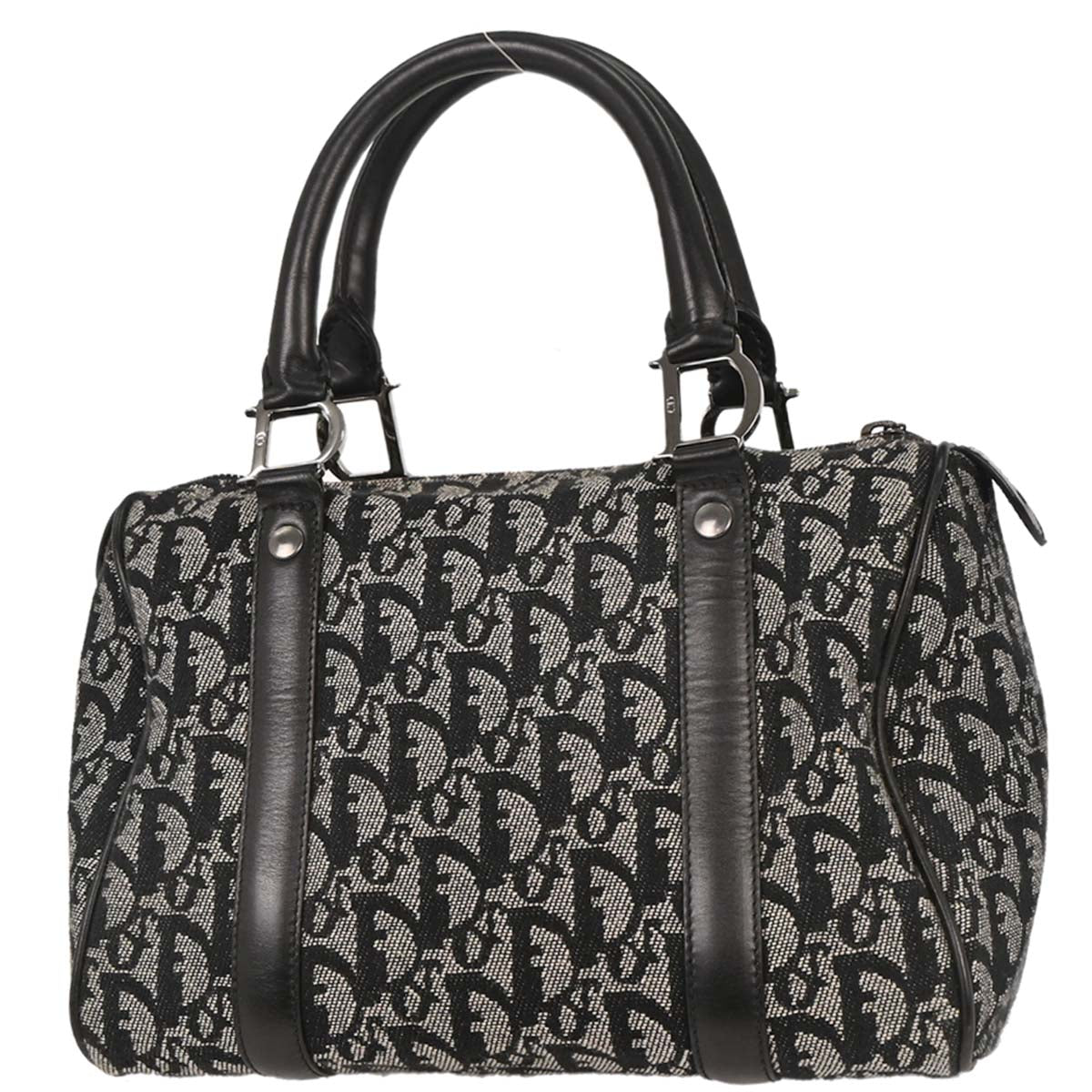 Christian Dior Black Trotter Duffle Handbag