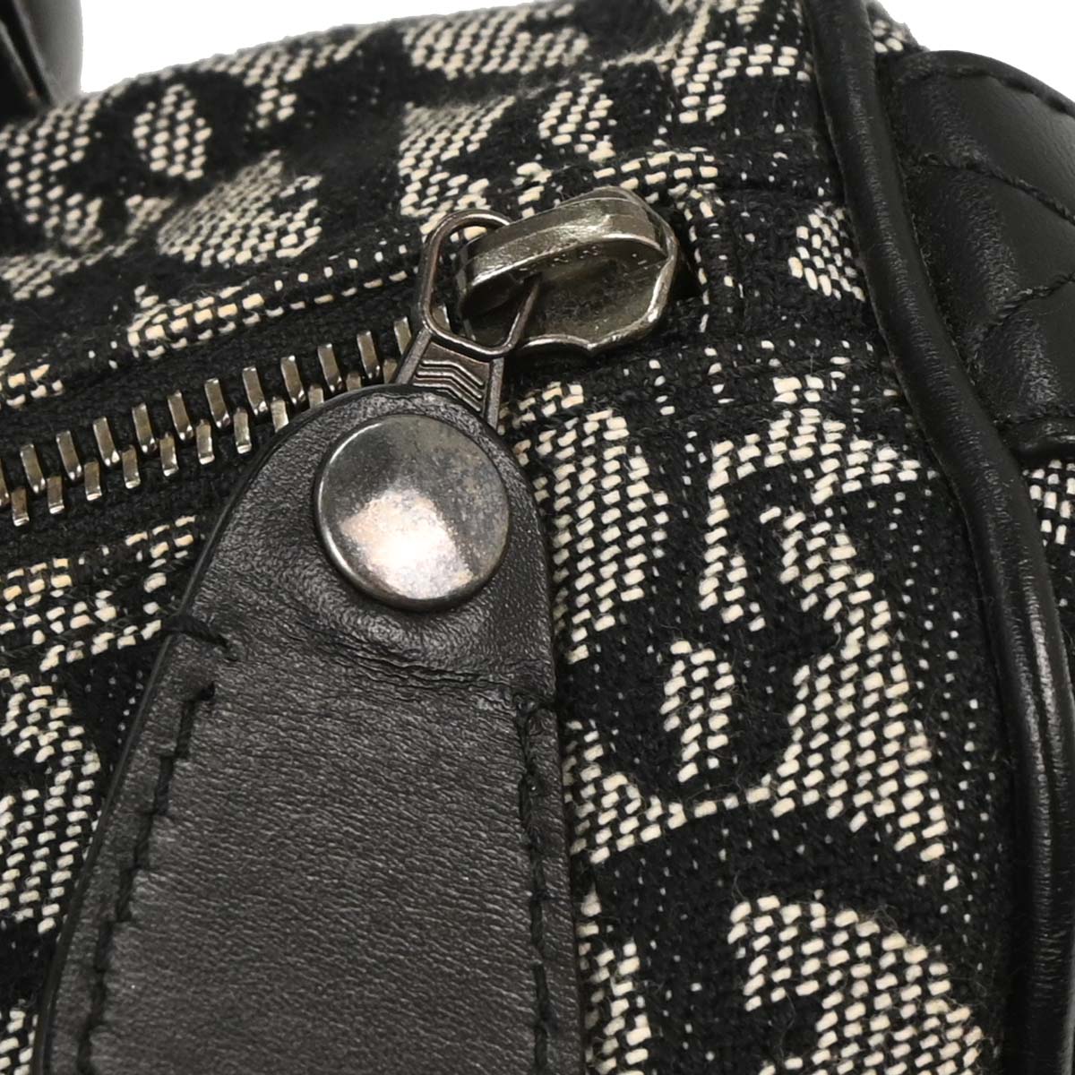 Christian Dior Black Trotter Duffle Handbag