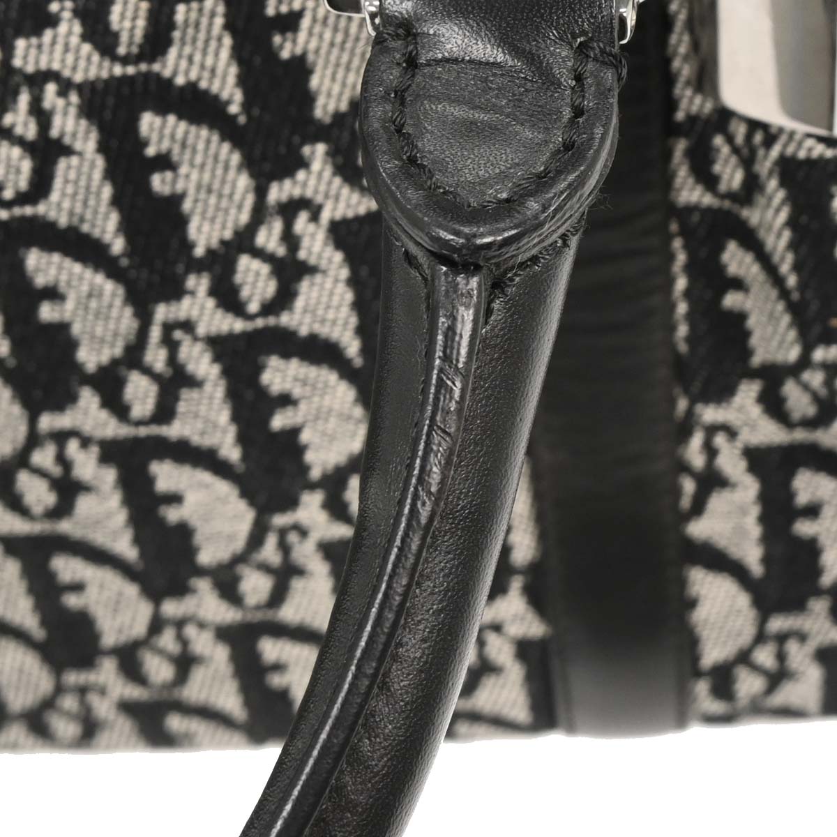 Christian Dior Black Trotter Duffle Handbag