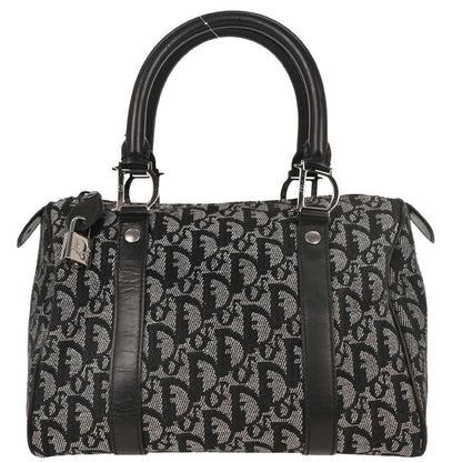 Christian Dior Black Trotter Duffle Handbag
